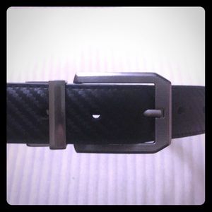 Reversible Belt Black and Brown w. Silver Buckle